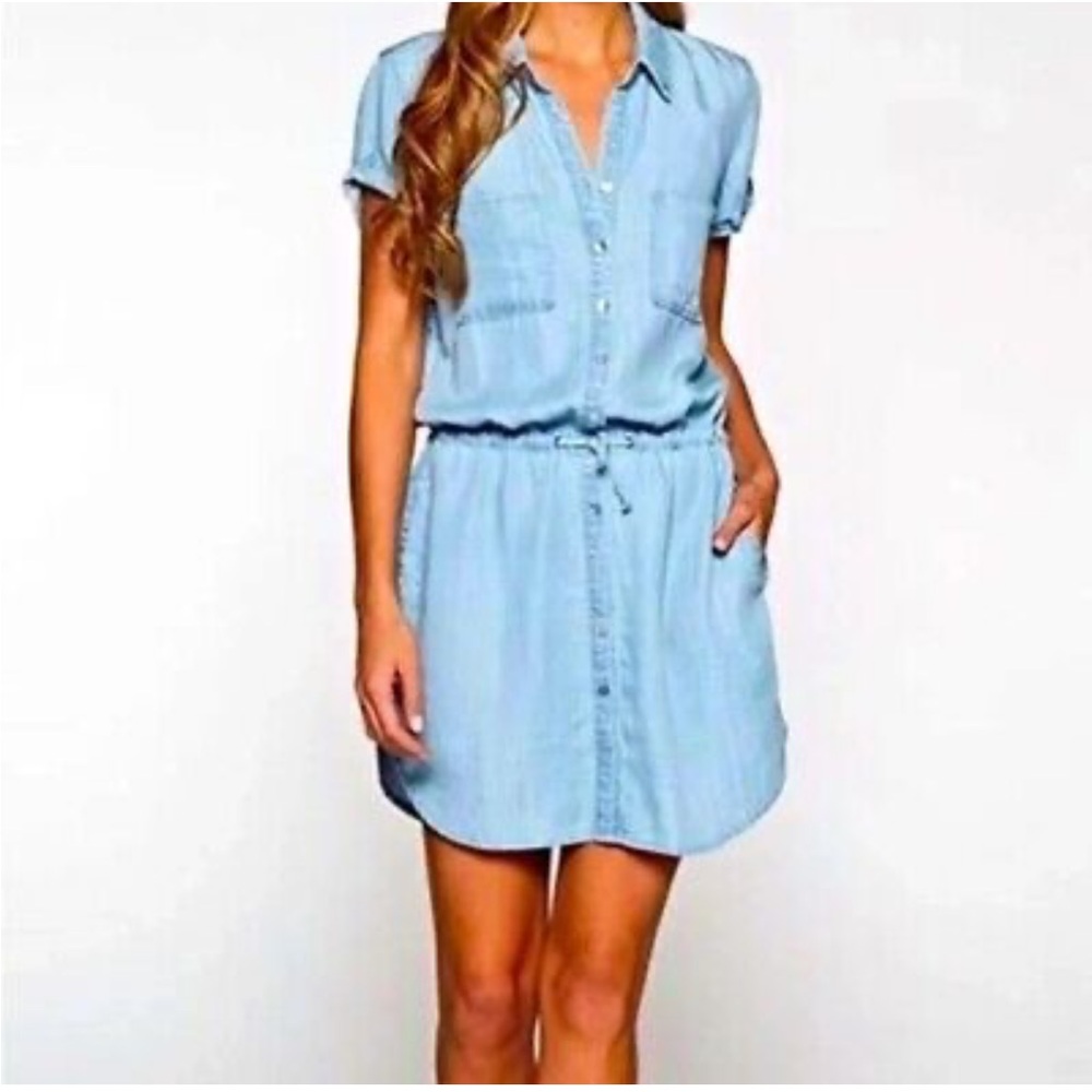 Thread Supply Light Blue Denim Dress.